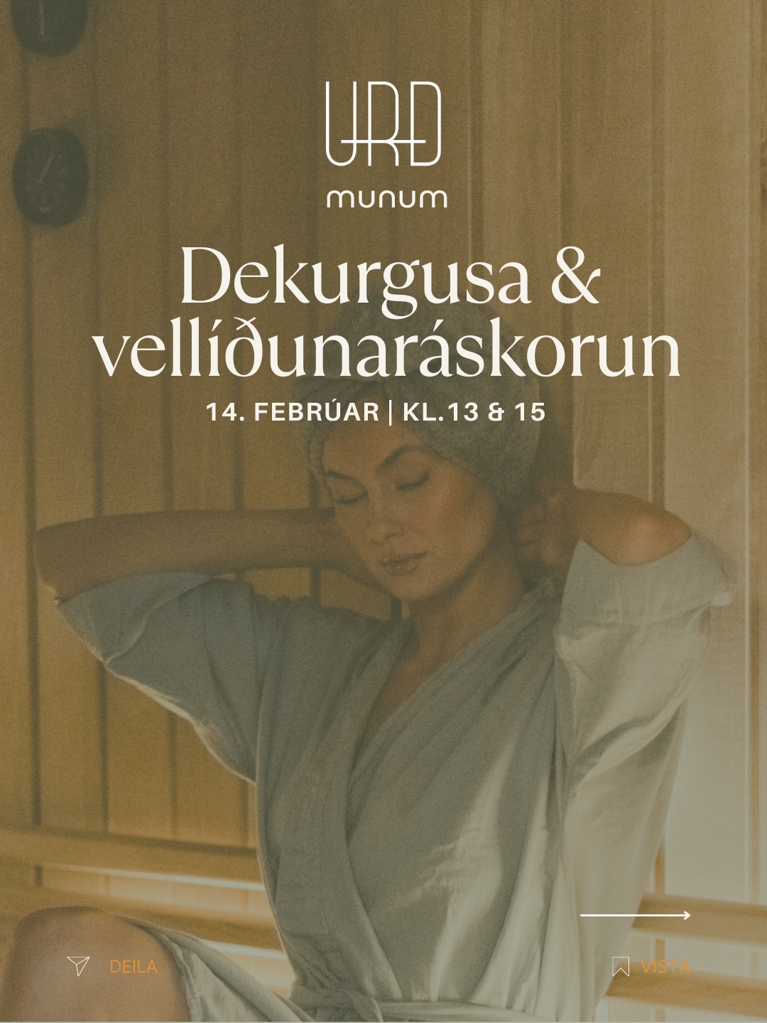 Munum x Urð - Endurnærandi dekur gusa og sjálfsrækt
