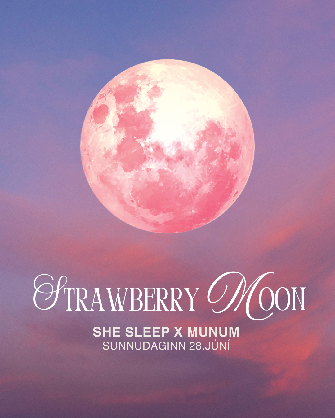 Strawberry moon