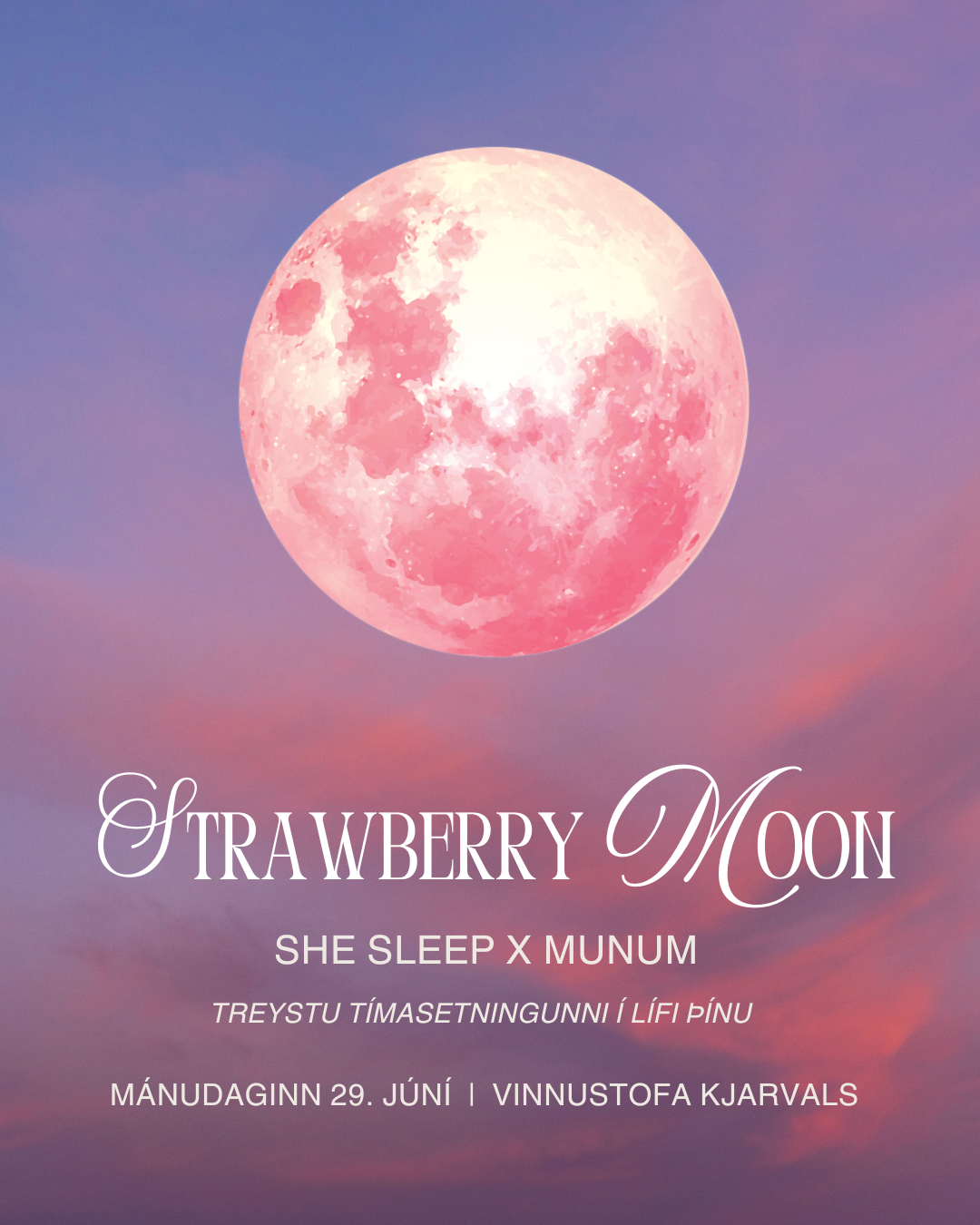 Strawberry moon